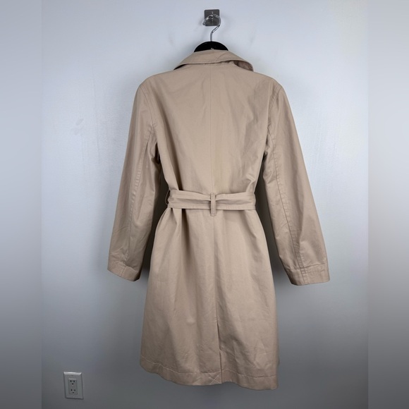 NWT J.Crew Women Khaki Trench Coat Size Small - Picture 2 of 7